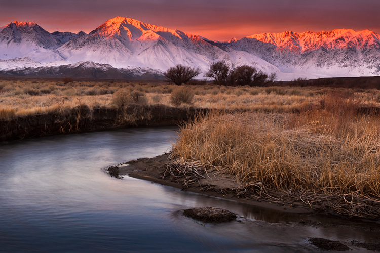 Owens River Sierra Sunrise | Bishop, CA | Fred Mertz Photography