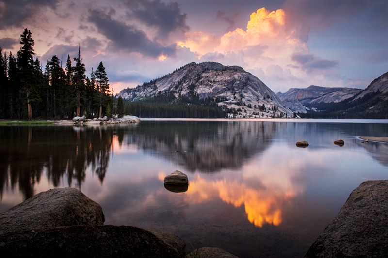 Tenaya Lake Sunset | Tenaya Lake, Yosemite | Fred Mertz Photography